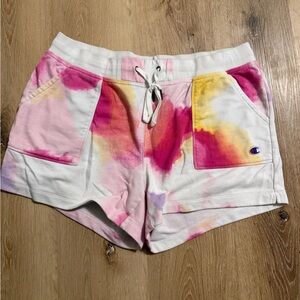 Champion Women's Colorful Tie-Dye Athletic Shorts